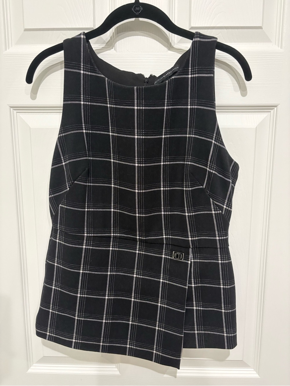 White House Black Market Black Shell Top